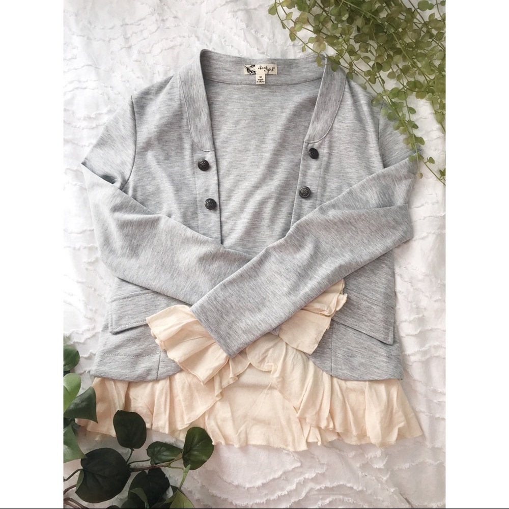 Business-Formal Blazer | Casual | Work | Ruffles |